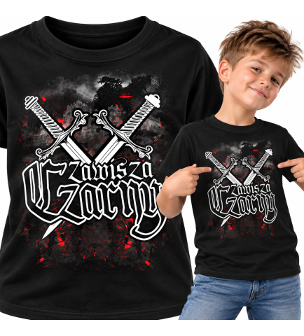 koszulka dziecięca Patriotyczna  ZAWISZA CZARNY